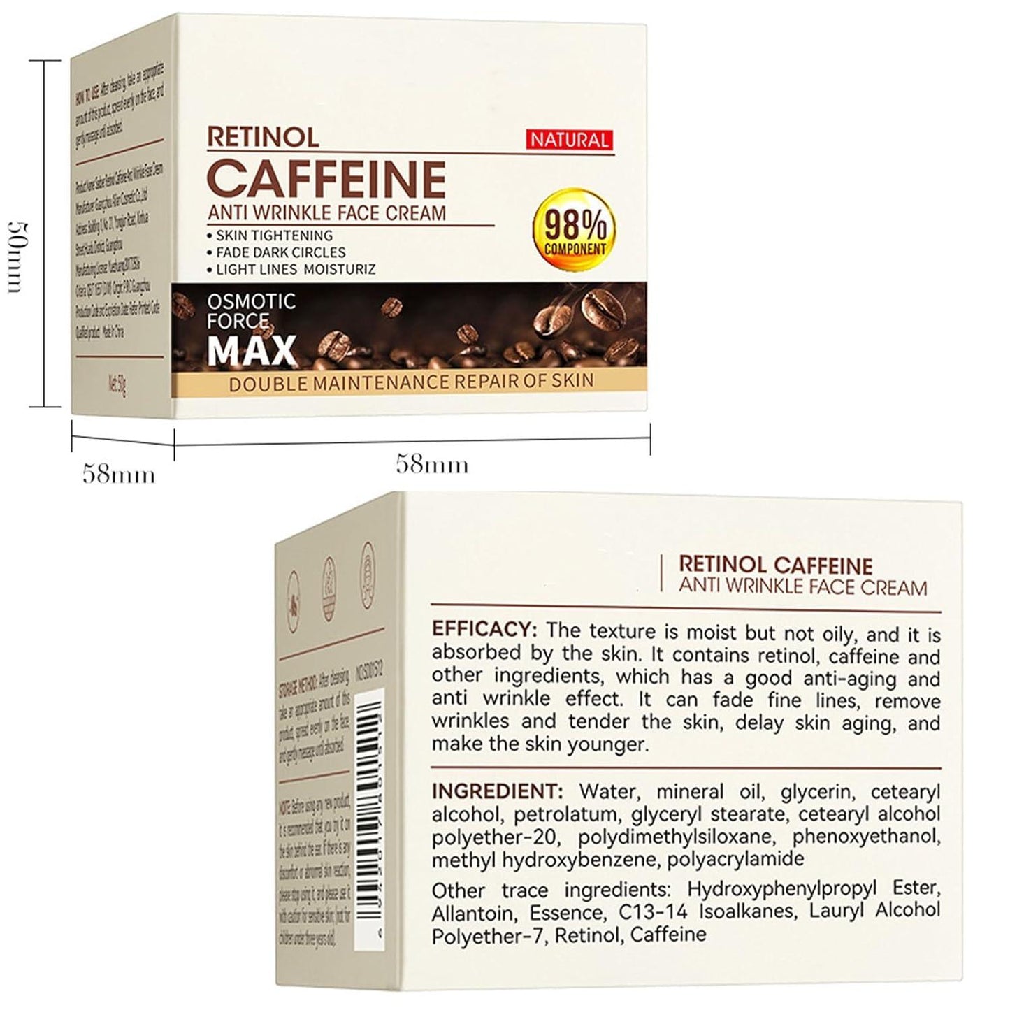 Caffeine Retinol Eye Cream